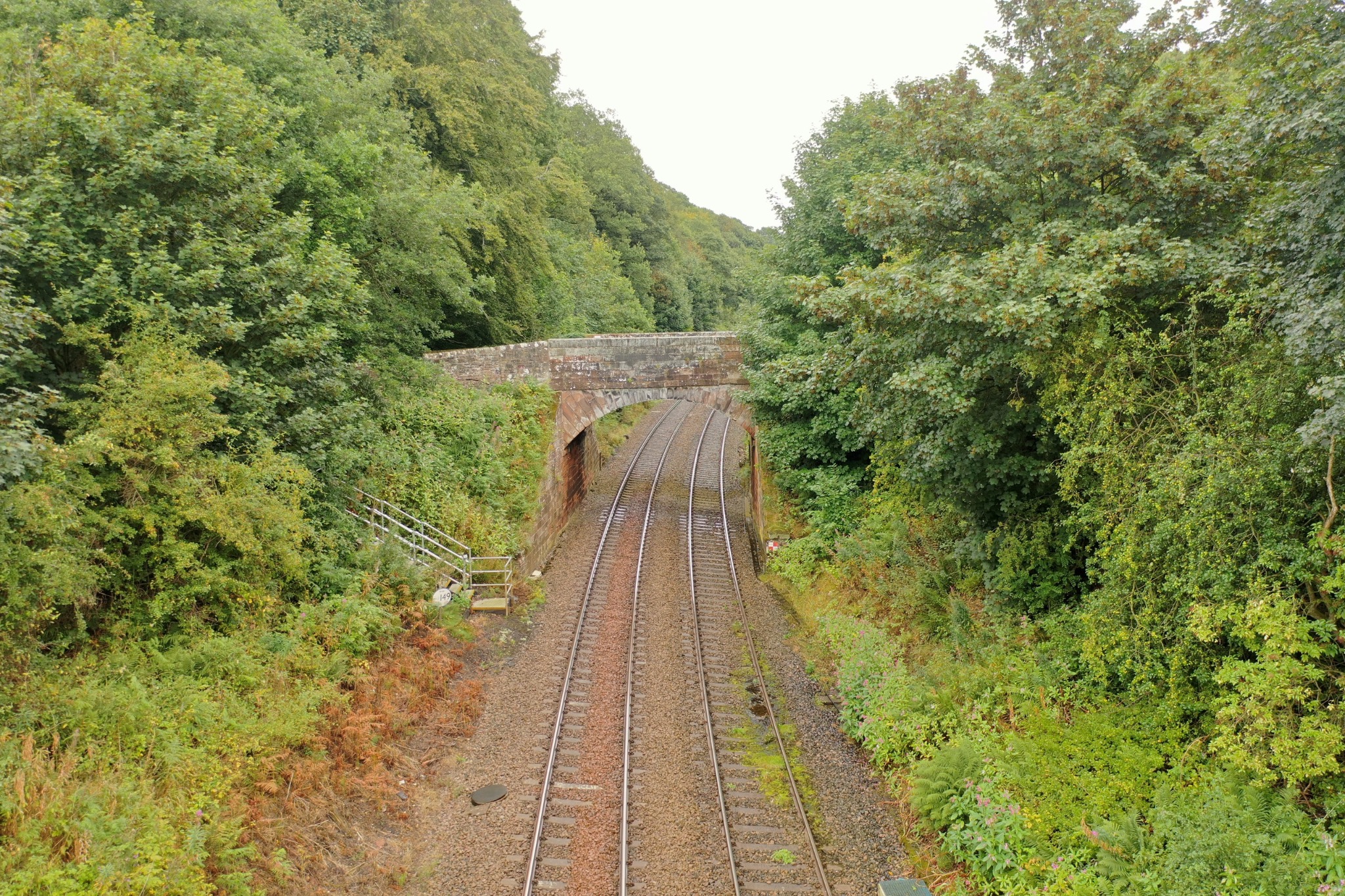 Cowran Bridge and the Newcastle–Carlisle railway in the Cowran landscape
