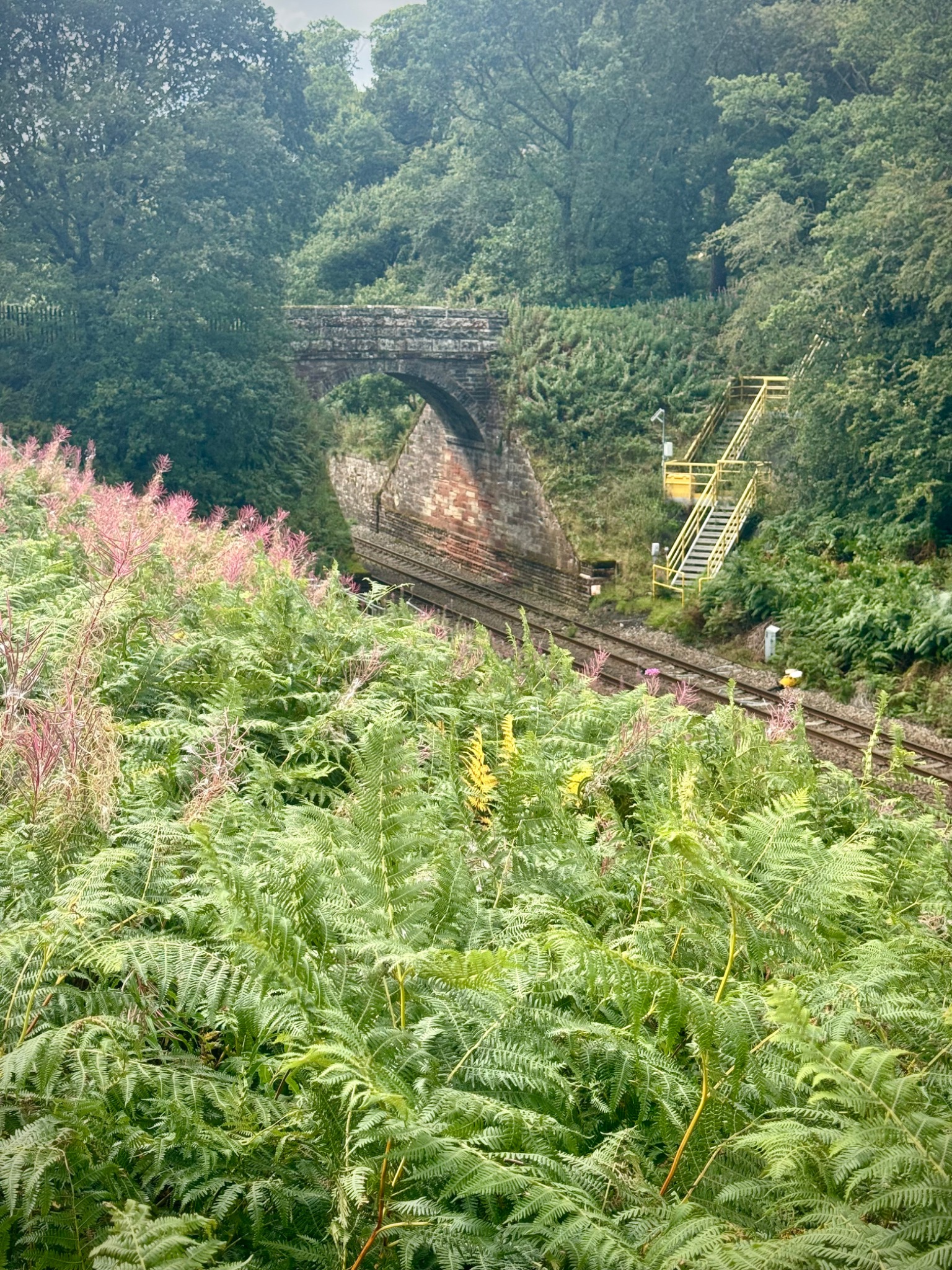 Skellion Bridge carrying a bridleway over the Newcastle–Carlisle railway